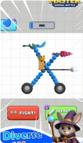 涂鸦撞击动物赛车3D安卓版下载