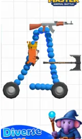 涂鸦撞击动物赛车3D安卓版下载